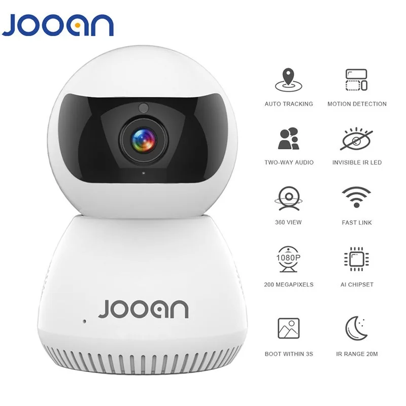 

JOOAN IP Camera Wireless AI Tuya Smart IP Camera Automatic Tracking With Full Duplex Two Way Intercom For Security Surveillance