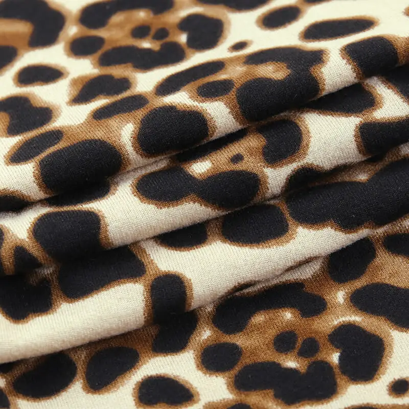 ANJAMANOR, сексуальный комплект из 2 предметов, женский леопардовый топ на молнии и штаны, леггинсы, носки, Клубная одежда, спортивный костюм, D66-AC75