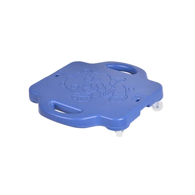 Kids Balance Board Plastic Four-Wheeled Scooter Board With Safety Handles 360 Degree Rotating Wheels Children Outdoor Sports Toy 3