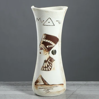 

Table vase "Rumba", painting, under fireclay, 36 cm