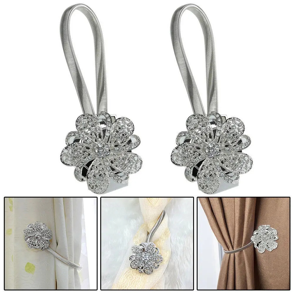 

2Pcs/set Curtains Bandages Buckle Creative Home Textile Curtain Strap Buckle Holder Window Decorative Home Accessories