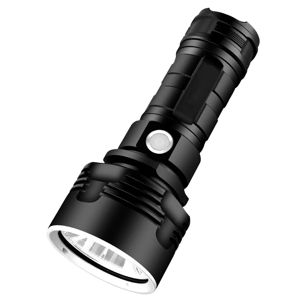 Powerful LED Flashlight Ultra Bright L2 Torch USB Rechargeable Switch Modes Waterproof Zoomable Camping Light Use18650 Battery