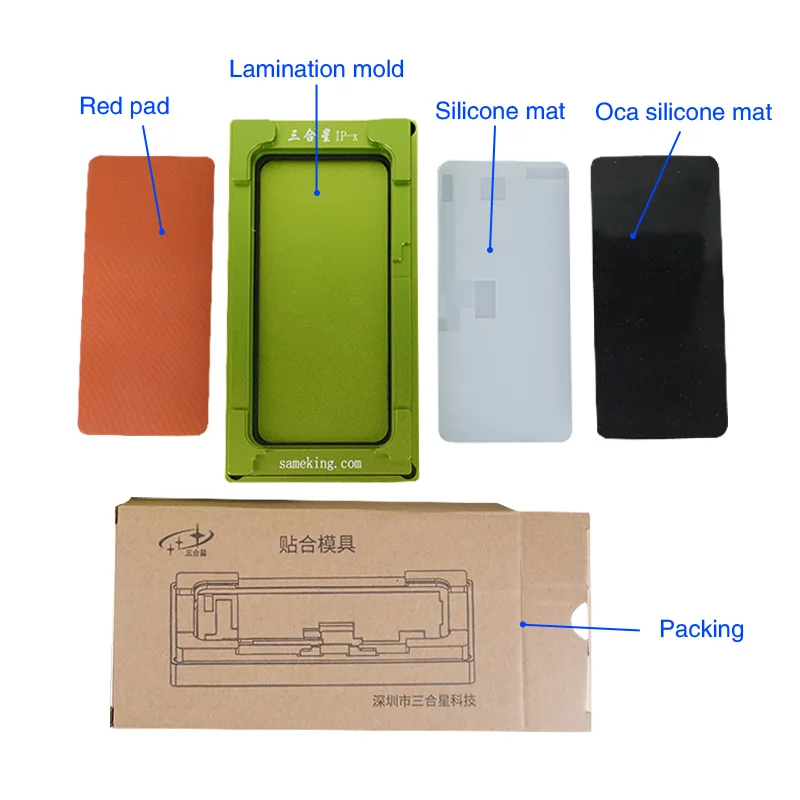 Sameking дизайн gree OCA lamination Плесень Для iphone x/xs/xsmax не нужно сгибать flex