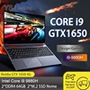 YSJMNPC Gaming Laptop Computer Intel Core i9-10885H i7 10870H GTX1650 4G 16.1 Inch IPS Screen RAM Max 64GB 2*DDR4 2*M.2 NVMe 1
