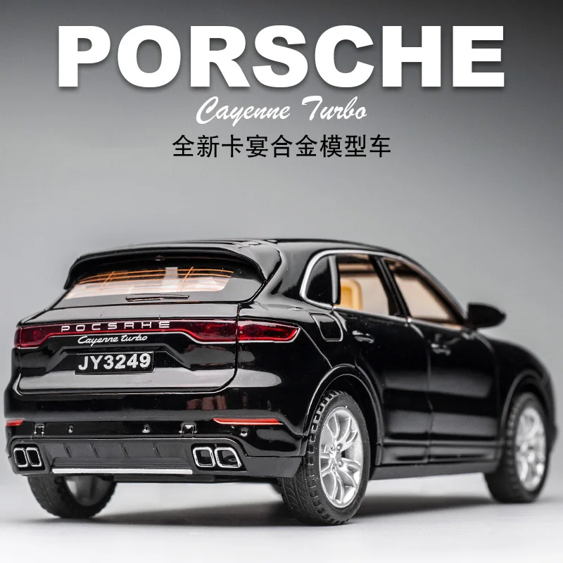 New 132 Porsche Cayenne Turbo Car Model Alloy Car Diecast Toy Car Model Sound And Light