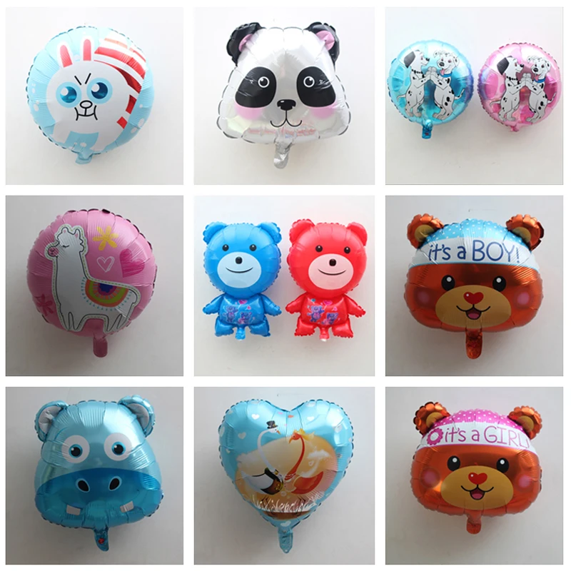 2 шт. мини воздушные шары из фольги для животных вечерние украшения дня рождения