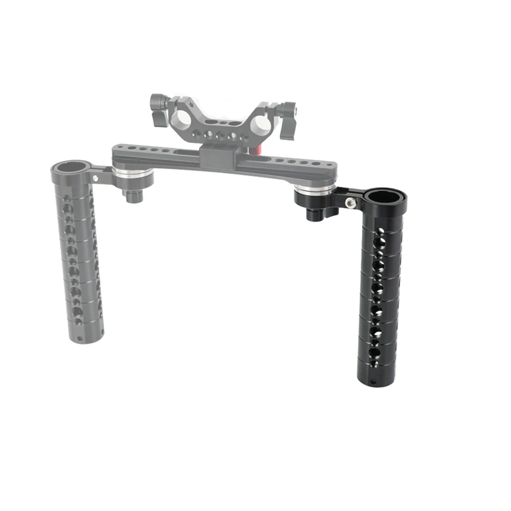 

Kayulin Top Handle Side Hand Grip Cheese Handle With 2-In-1 30mm Rod Clamp To ARRI Rosette Mount Converter For Photo Studio