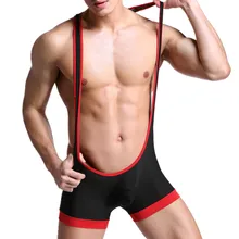 Стрейчевое Мужское нижнее белье, обтягивающие мужские трико из полиэстера, сексуальные мужские боди, комбинезоны, борцовское трико, мужская одежда