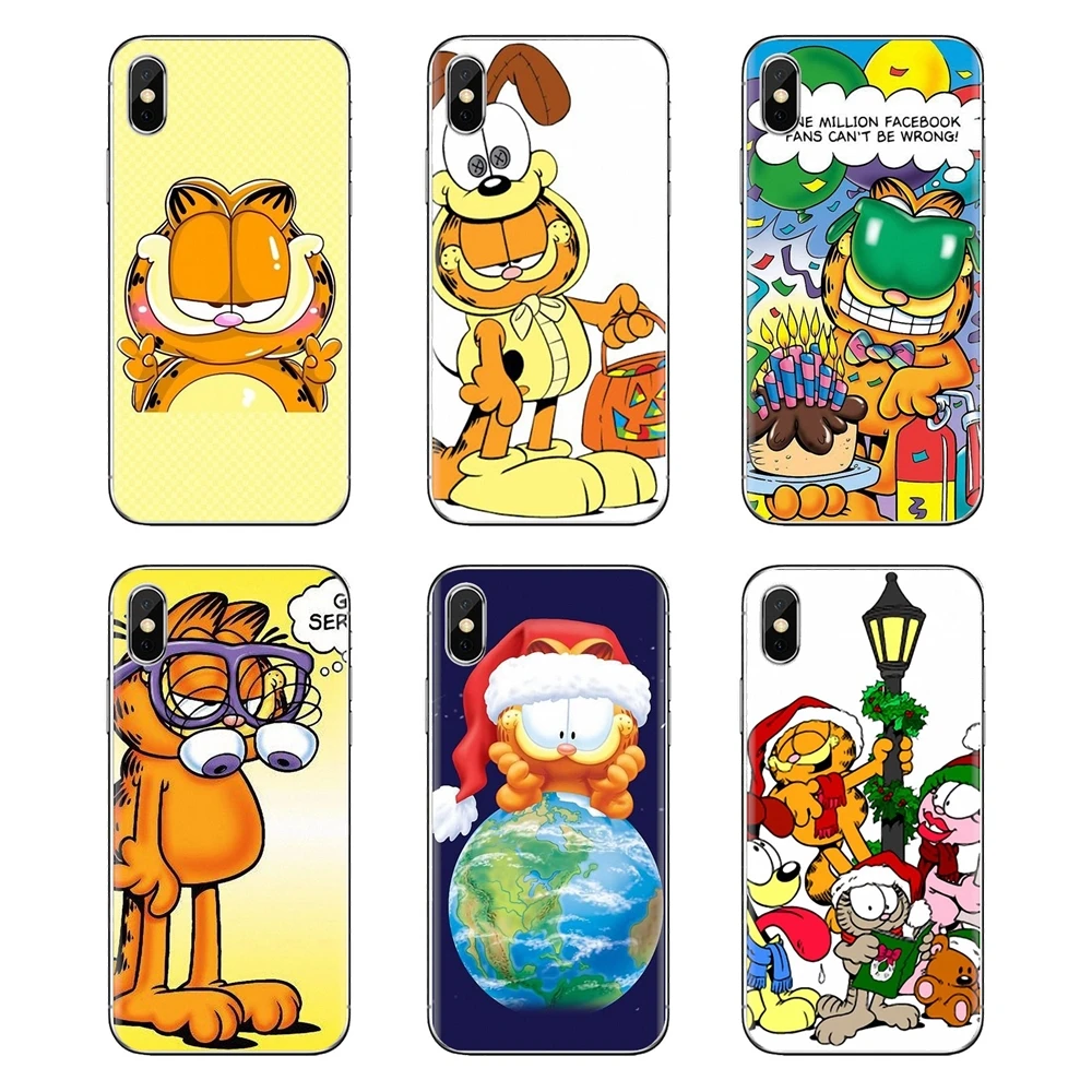 Чехлы для телефонов Huawei Honor 7X V10 6C V9 6A Play 9 Mate 10 Pro Y7 Y5 P8 P10 Lite Plus GR5 2017 Take a BERRY Break Garfield Cat