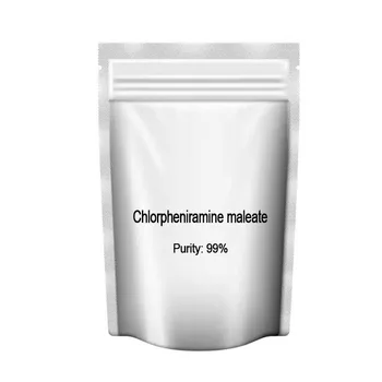 

1000g Chlorpheniramine maleate Purity: 99% C20H23ClN2O4 Mol.wt：390.86 CAS : 113-92-8