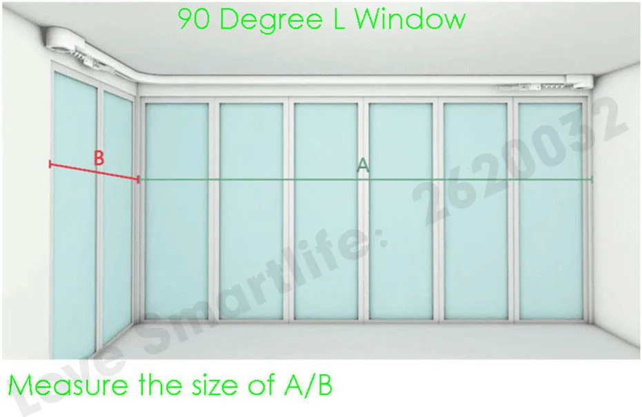 Customize Electric Curtain Track for Xiaomi Aqara MotorDooya KT82 DT82 TN TV TS LE X3,Automation Curtain Rails,To EU Country,Mi Home app control-9