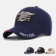 Высокое качество Мужская Бейсбольная Кепка ВМС США темно-синяя кепка морские котики тактическая армейская Кепка Дальнобойщик Gorras Snapback шапка для взрослых