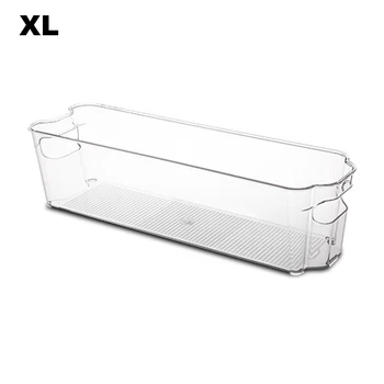 

Stackable Refrigerator Storage Box Freezer Case Multifunction For Kitchen With Carrying Handles Space Saving Food Container Home