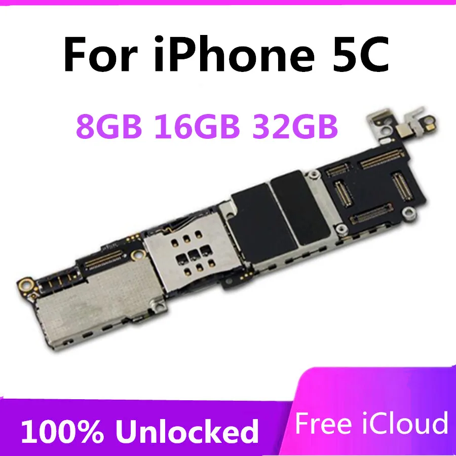 Заводская разблокированная материнская плата для iphone 5C с IOS системой
