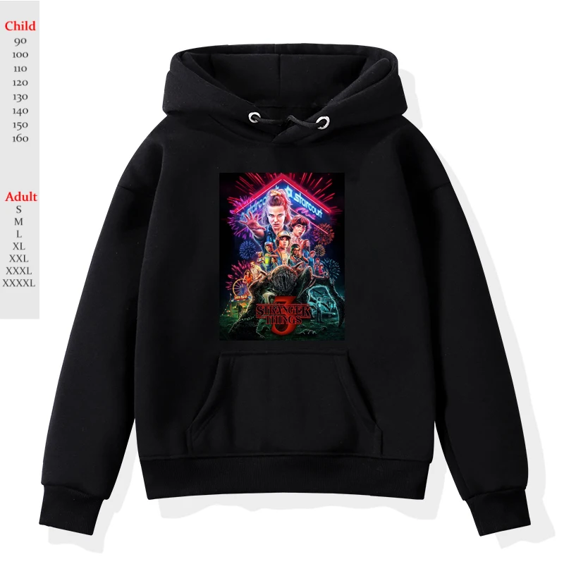 youth stranger things hoodie