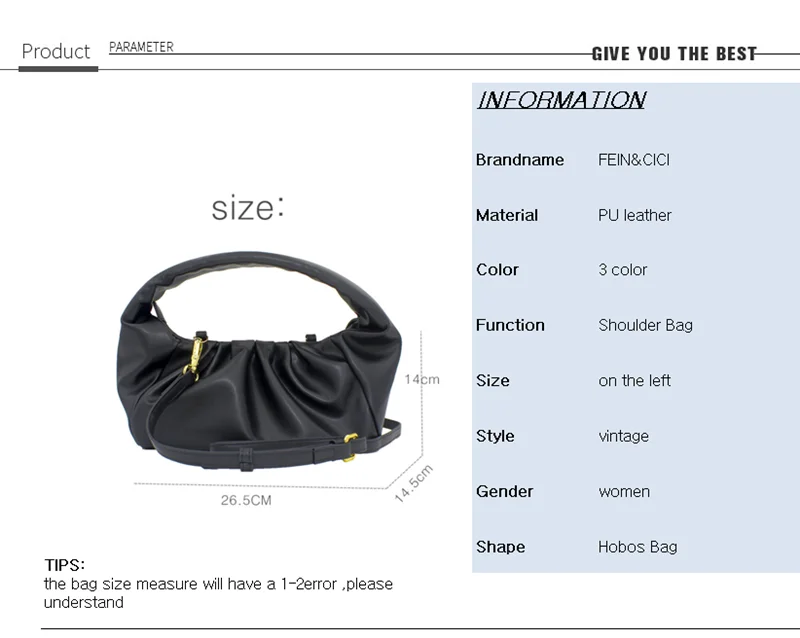 Сумка-багет Женская Повседневная сумка через плечо Модные винтажные Ретро вечерние сумки с рюшами Новинка