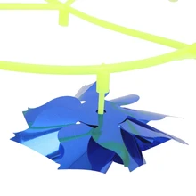 Красочные пайетки для поделок ветряная мельница ветер Спиннер домашний сад двор украшения для детских игрушек 72XF