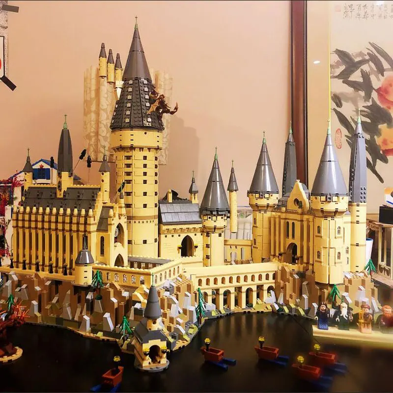16060 Potter Movie замок Волшебная модель 6742 шт строительные блоки кирпичи игрушки совместимы с 71043 Рождественский подарок для детей