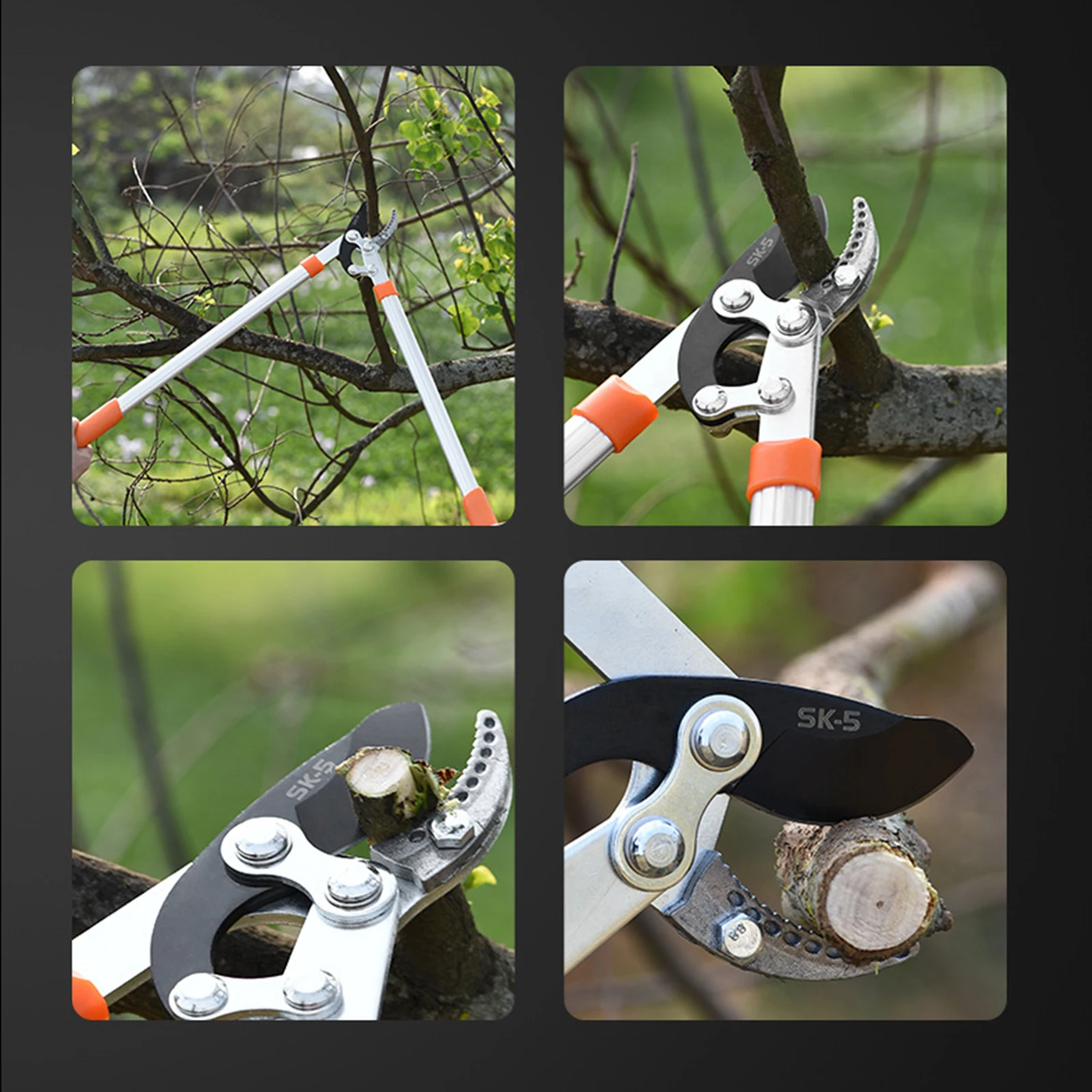 Gonicc Sécateur à Crémaillère Enclume Et Cliquet Automatique Gpps 1011 Cisaille Haies Jardin Coupe Branches - 7