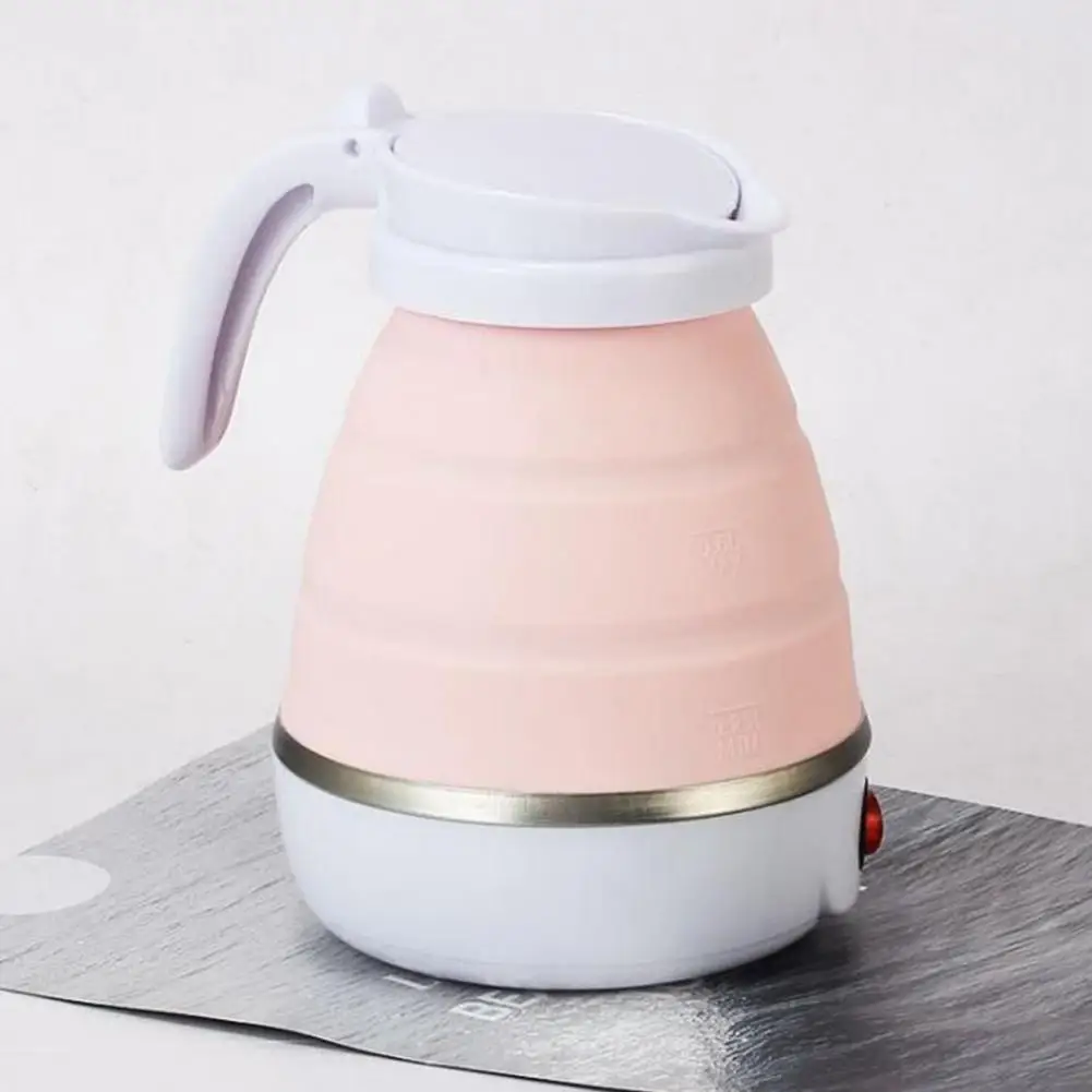 600ML Electric Kettle Coffee Pot Foldable Space-saving Camping Home Travel Outdoor Heating Hot Water Tea Kettle Cup