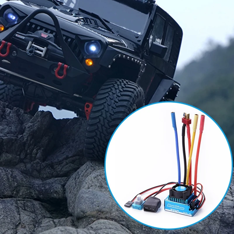 60A бесщеточный Esc электрический регулятор скорости водонепроницаемый пыленепроницаемый Rc часть Аксессуар