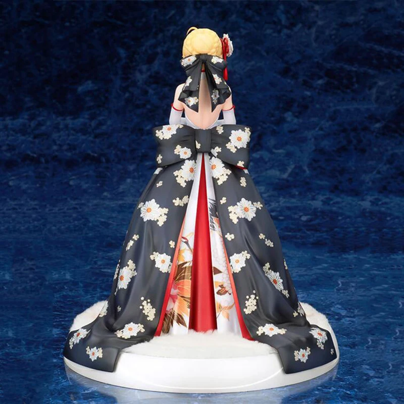 25,5 см Saber Fate/Grand для соблазнительное кимоно Рисунок Аниме Драконий жемчуг экшн роспись фигурка Сэйбер Коллекционная Кукла Статуэтка