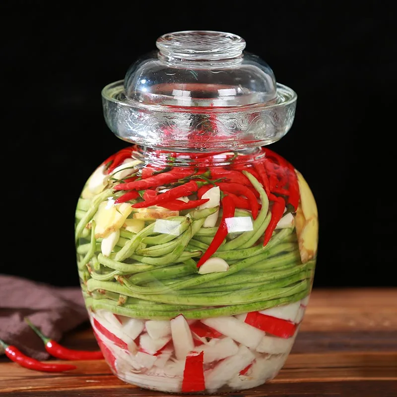 2500 мл Sichuan Kimchi банка для традиционной китайской еды банки солений утолщенная
