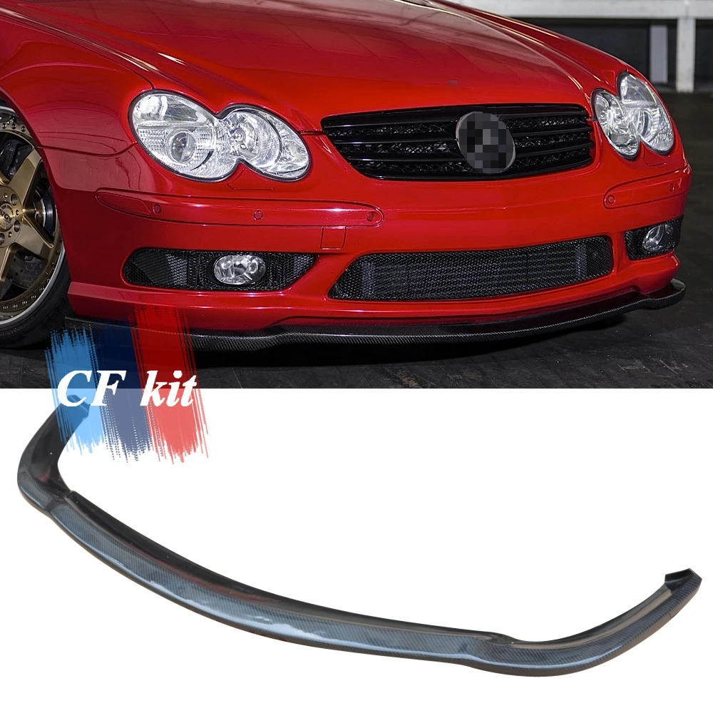 CF комплект CS Стиль передний бампер спойлер для Mercedes-Benz R230 SL55 2003-2005 автомобильный Стайлинг
