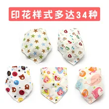 Хлопковая бандана, нагрудники, детский халат для кормления, Детская слюнявчик, Слюнявчик с героями мультфильмов, Детские аксессуары для еды, мягкие детские вещи