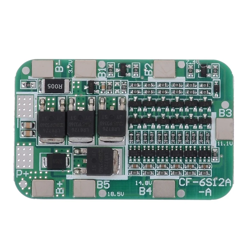 

6S 22V 24V 15A 18650 Li-Ion Lithium Battery Protection Pcb Board Bms Protection Pcb Board Cell Module