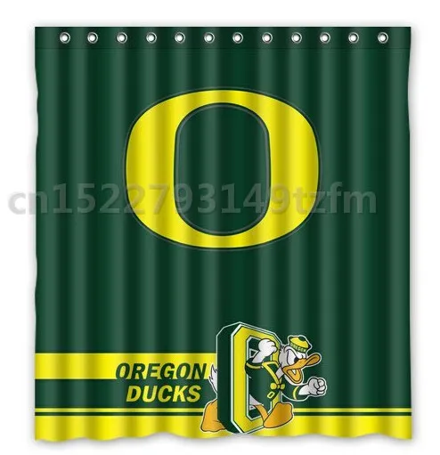 photo color Водонепроницаемый занавеска для душа s Oregon Ducks занавеска для душа s принт полиэстер ткань занавеска для ванной комнаты с 12 крючками - Цвет: photo color