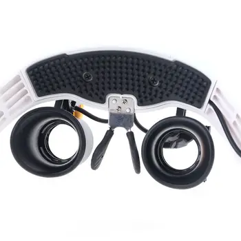 

Led Light Lamp Double Glasses Loupe Lens Glasses Magnifier Watchmaker Jewelry 37MD