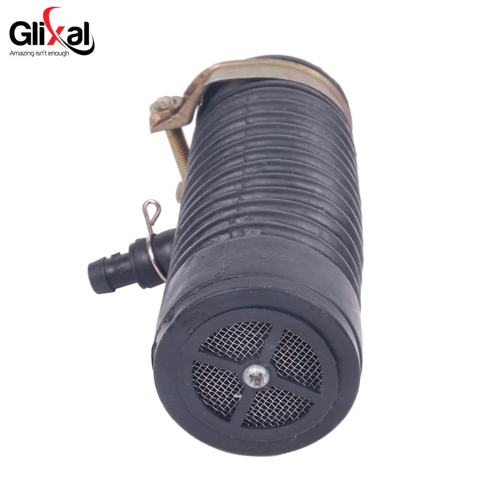 Glixal Long Intake Breather Tube air filter motorcycle air filter for GY6 49cc 50cc 80cc 100cc 4-stroke QMB139 139QMB Engine Air Filters Air Box