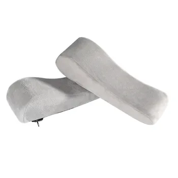

1pair Home Elbow Pillow Soft Office Memory Foam Pressure Relief Wheelchair Ergonomic Non Slip Cushion Covers Armrest Pad