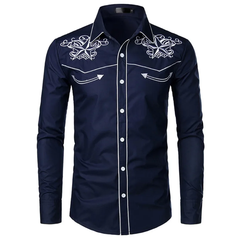 

Muslim Shirt Men Shoulder Embroidery Cardigan Four Seasons Shirt Musulman Kleding Dubai Turkish Blouse Long Sleeve Ramadan Tops