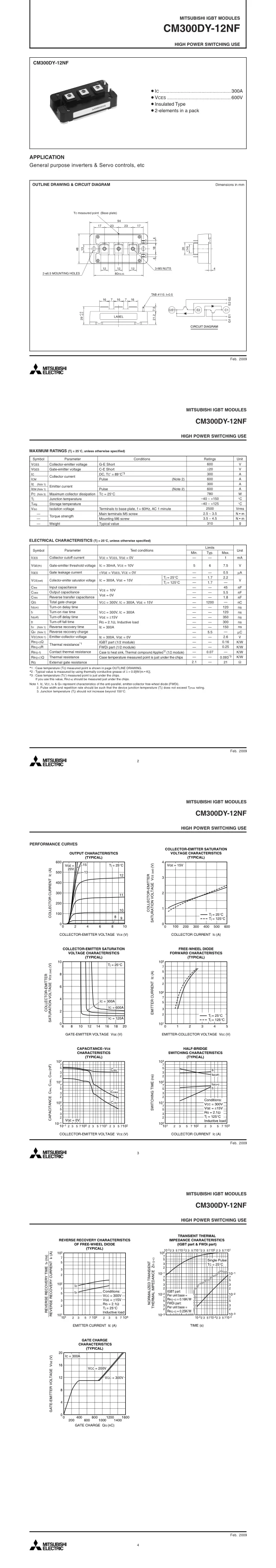 CM300DY-12NF Новая