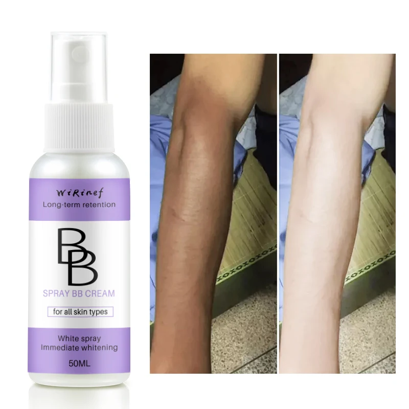 

50ml Spray BB Cream Concealer Brighten Moisturizing Base Face Foundation Makeup Whitening Waterproof Bb Cream