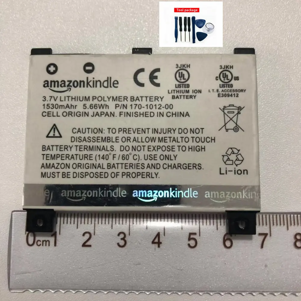 S11S01B сменный аккумулятор S11S01A для Amazon kindle 2 DX DXG 170-1012-00 литий-ионный полимерный аккумулятор 1530 mAh/5.66Wh 3,7 V