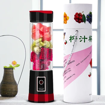 

500ml Portable Juicer Electric USB Rechargeable Smoothie Machine Mixer Mini Juice Maker Fast Food Processor Mobile Mixer