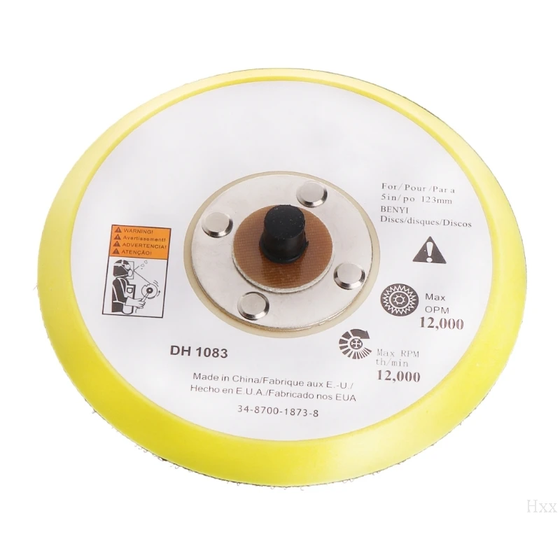 ШЛИФОВАЛЬНЫЕ шлифовальный станок подложка пластины с ворсом на застежке-липучке шлифовальный диск Pad " 150 мм - Цвет: 125mm