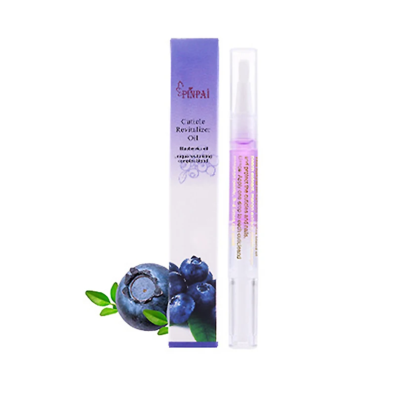 Blueberry 1 шт., 5 мл, Масло для кутикулы ногтей, восстанавливающее питание, инструменты для дизайна ногтей, для ухода за маникюром, Лечение ногтей, смягчающее перо, инструмент, Масло для кутикулы, ручка - Цвет: Blueberry