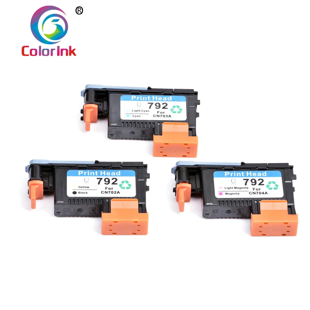 ColoInk для hp 792 печатающая головка CN702A CN703A CN704A печатающая головка для hp DesignJet L26100 L26500 L26800 латекс 210 260 280 печатающая головка - Color: 3PK---1SET