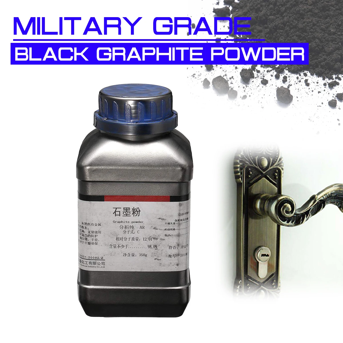 350g 5 Micron Ultra Fine 99.9% Non toxic New High Quality Graphite Powder Black Military Grade | Инструменты