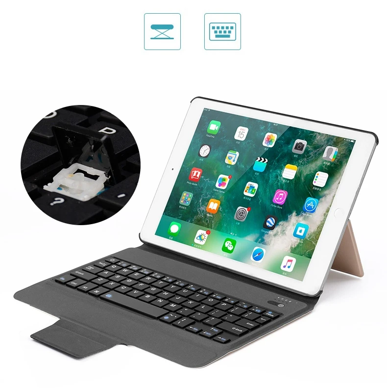Чехол для iPad 9,7 Air 3 10,5 Pro 11 mini 5 7,9 дюймов чехол с клавиатурой ультра тонкий чехол с функцией автоматического сна для iPad 9,7 чехол