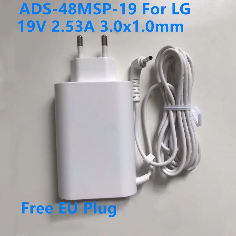 Оригинальное зарядное устройство-адаптер переменного тока для LG ADS-48MSP-19 19V 2.53A 48W