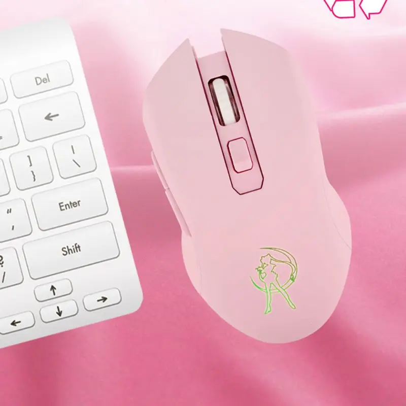 wired computer mouse Pink Silent LED Optical Game Mice 1600DPI 2.4G USB Wireless Mouse for PC Laptop top wireless mouse