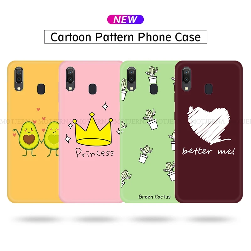 

Candy Color Pattern Case For Samsung Galaxy M10 M20 M30 A30 A50 A70 Case Silicone Cover For Samsung Galaxy Note 10 9