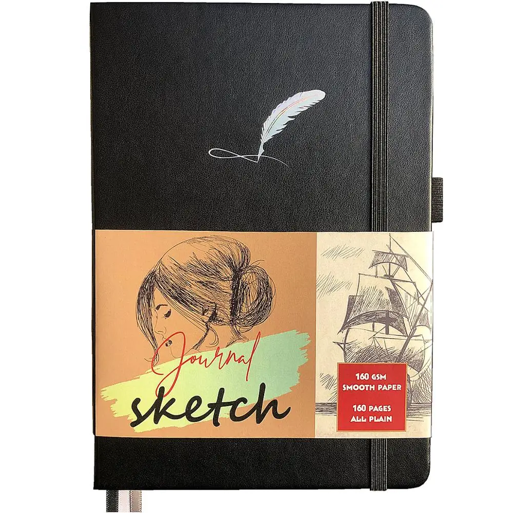 

160Gsm Ultra Paper 160 Blank Pages Bullet Journal And Sketchbook