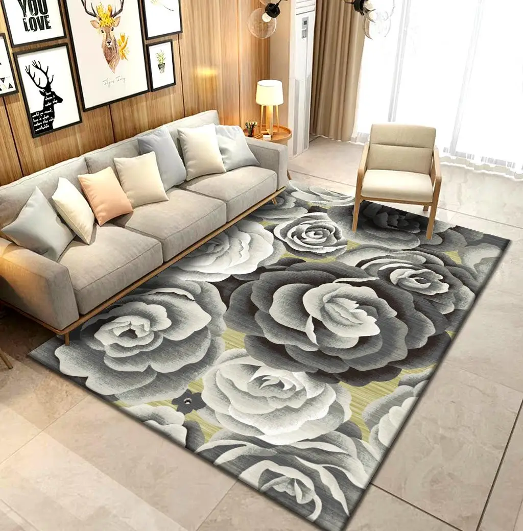 Autumn And Winter Washable Carpet Rug For Living Room Washable Modern Printing Geometric Floor Rug Carpet For Parlor Mat Bedroom