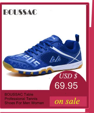 BOUSSAC men women table tennis shoes Sports Sneakers Mens Stability Anti-slip Zapatillas Deportivas Mujer ping pong racket shoe